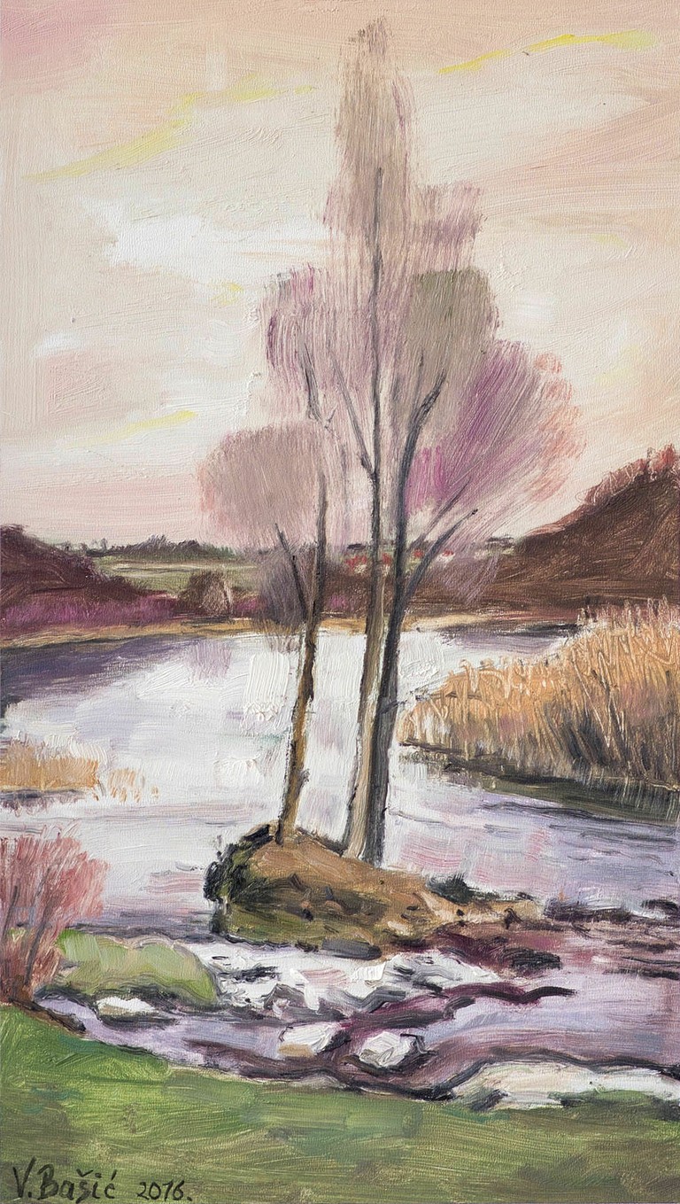 Autumn - Oil on hardboard