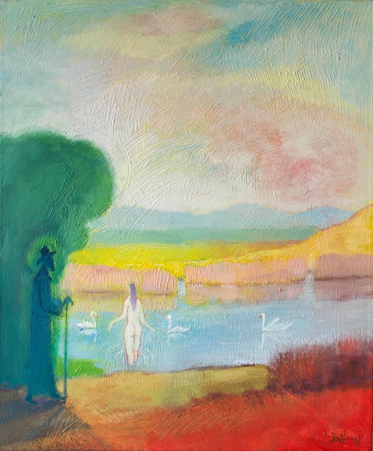 Bather - Oil on canvas