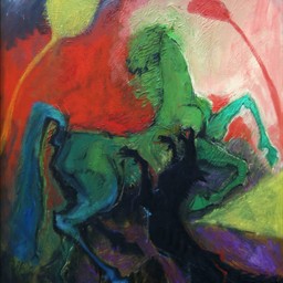 Battle of wolf and horse - photo 1