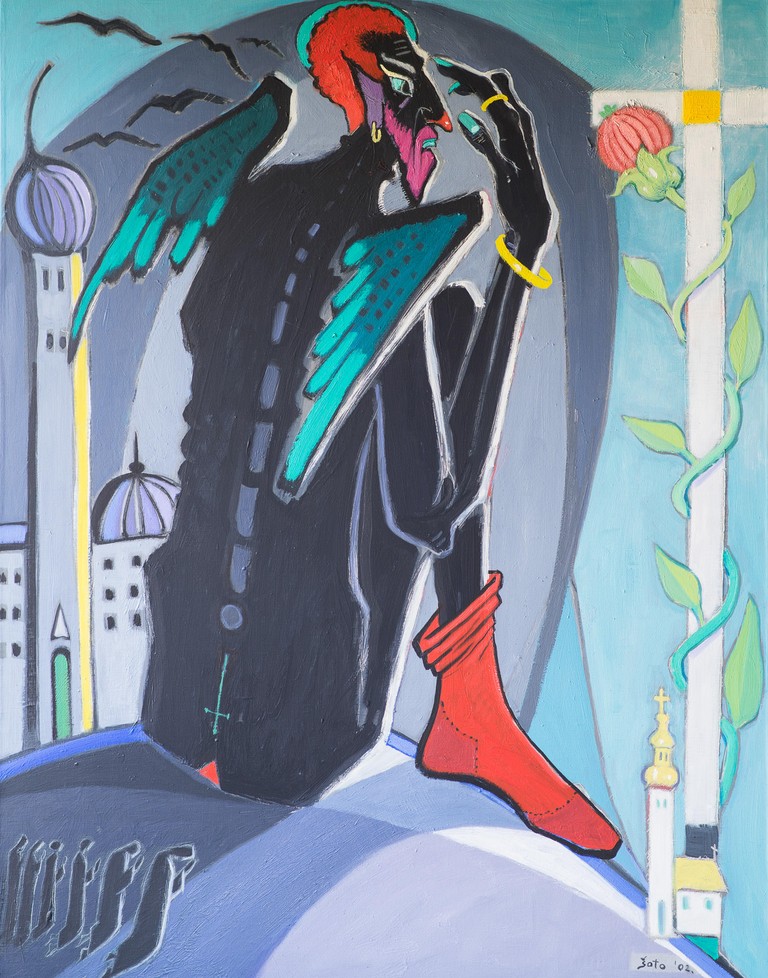 Black Angel - Oil on canvas