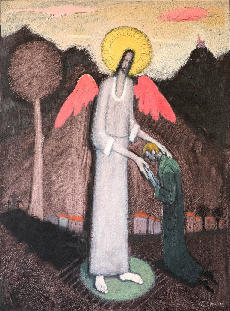 Comeback - Oil on wood