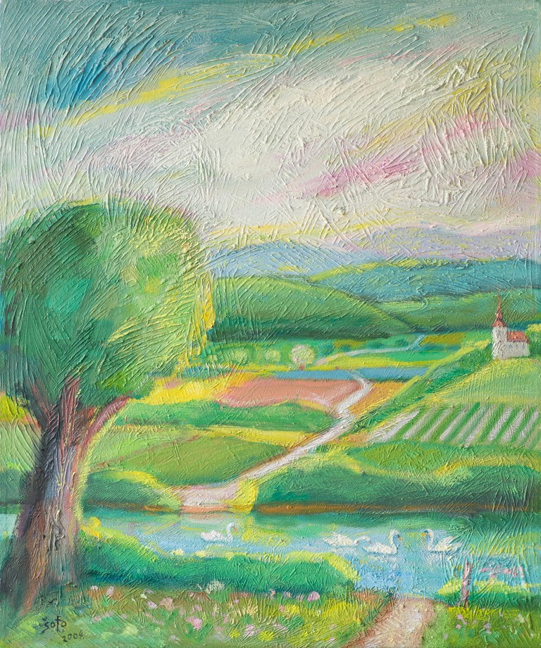 Countryside - Oil on canvas