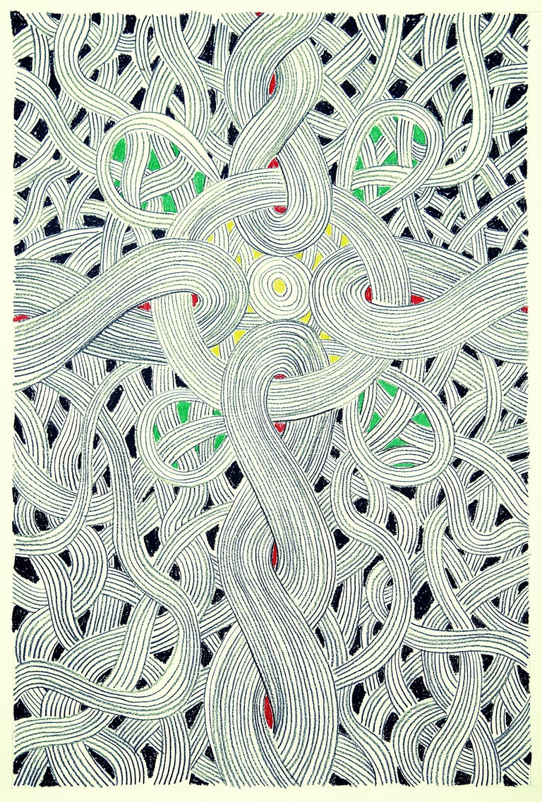 Cross - Chalk, Pastel