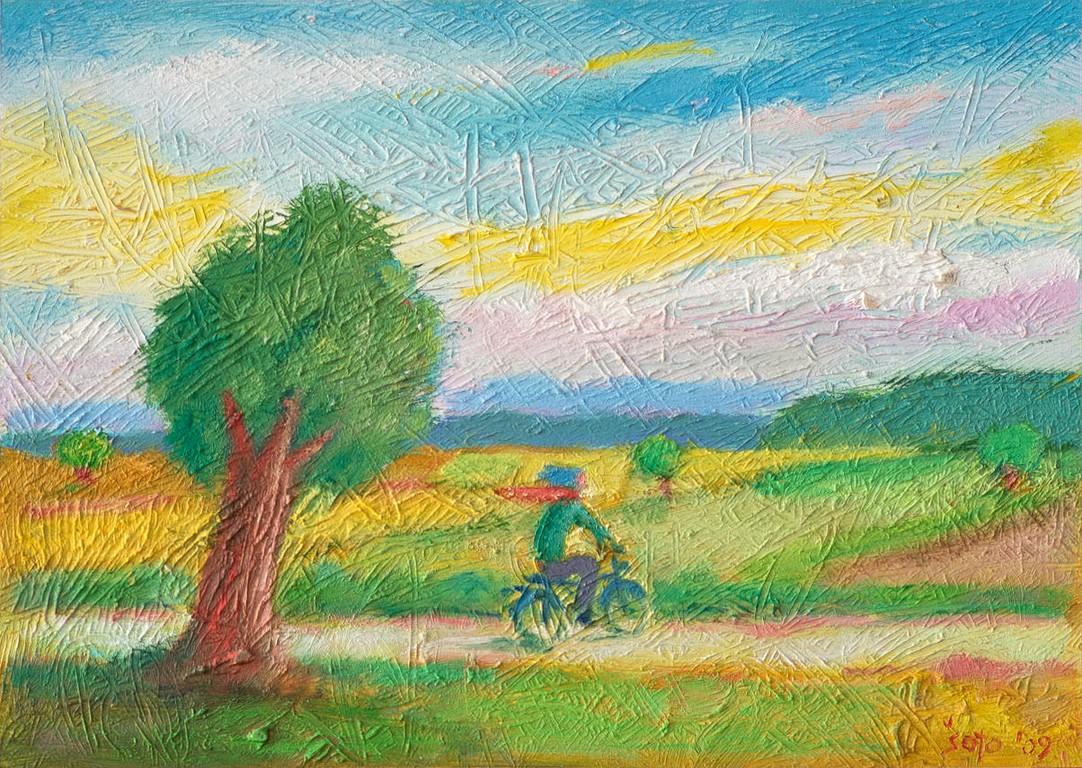 Cylicst - Oil on hardboard