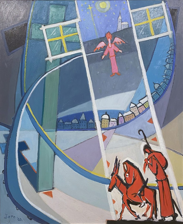 Escape - Oil on canvas