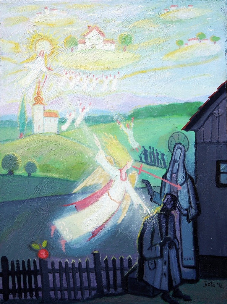 Hope of the exiled - Oil on canvas