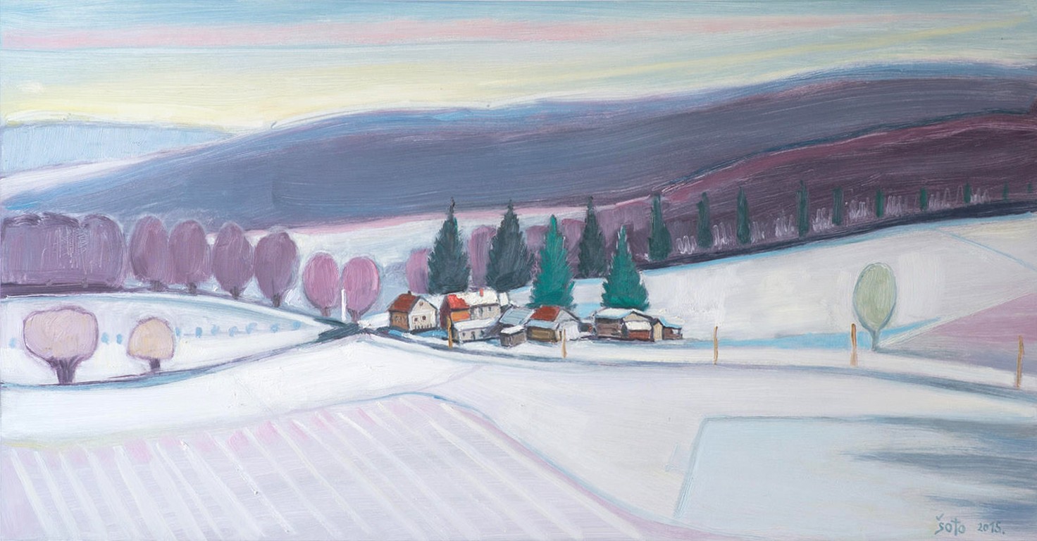 Matanova Draga - Oil on hardboard