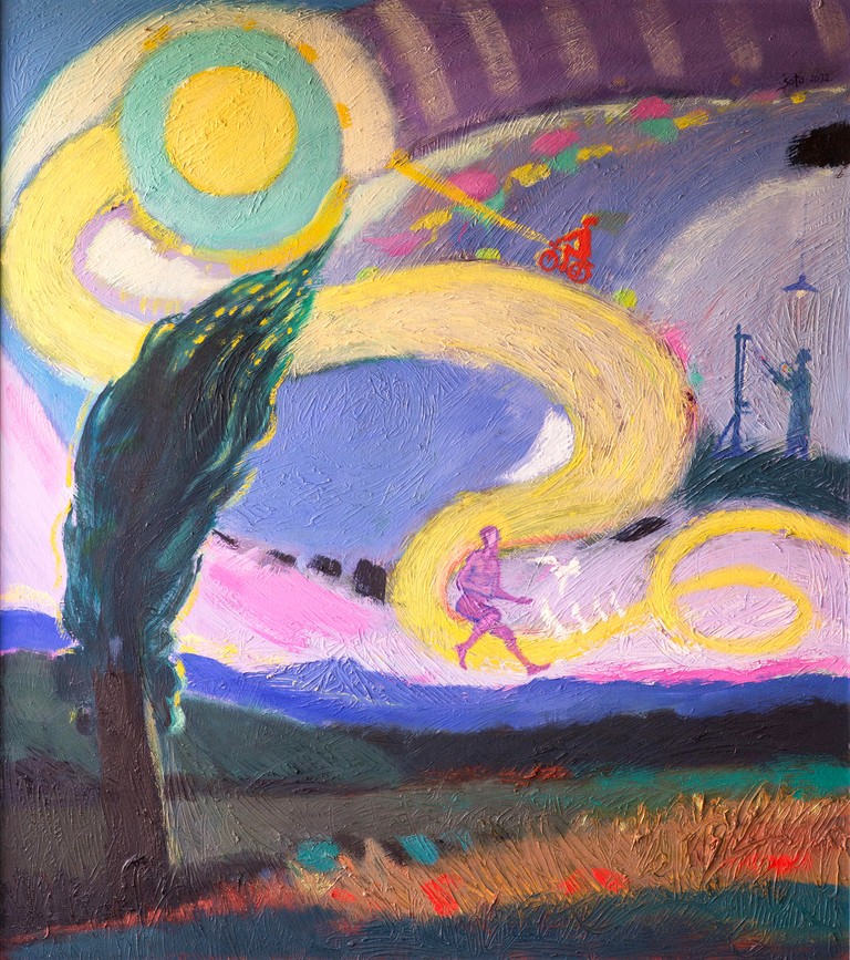 Moonlight - Oil on canvas