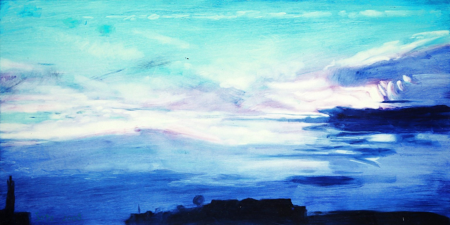 Morning II - Oil on hardboard