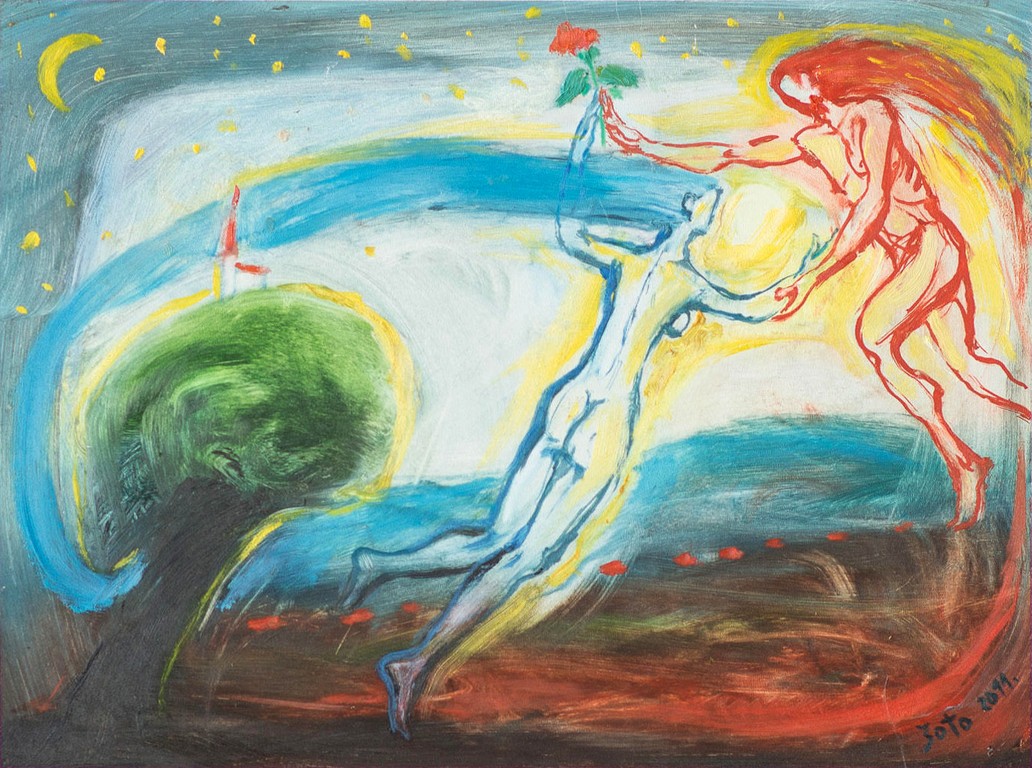 Morning Dance - Oil on hardboard