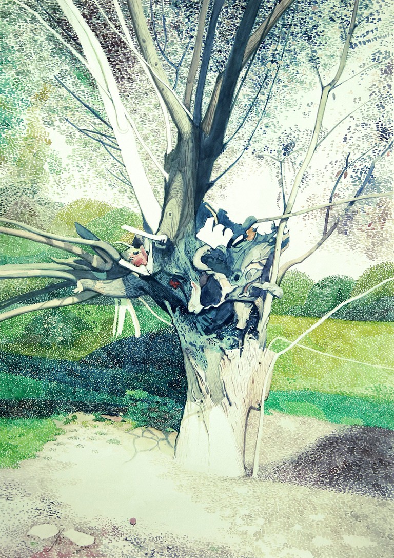 Old Willow - Watercolor