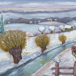 Small village in the snow - photo 1