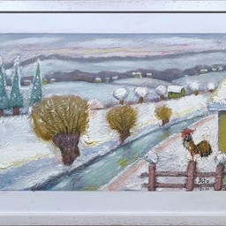 Small village in the snow - photo 2