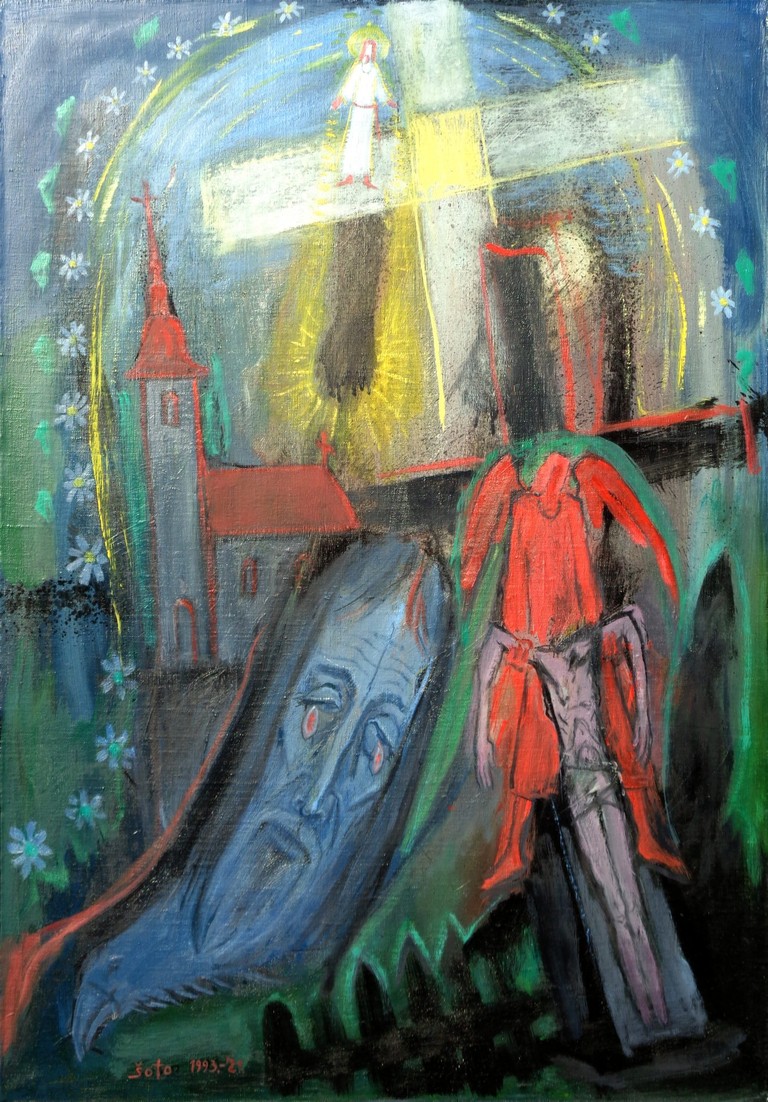 The Savior - Oil on canvas