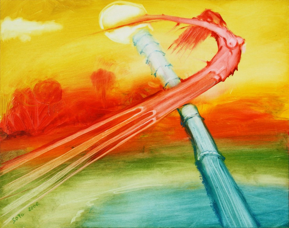 The seed - Oil on canvas